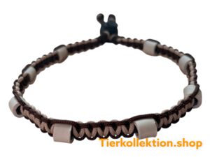 EM-Zeckenhalsband beige braun 1