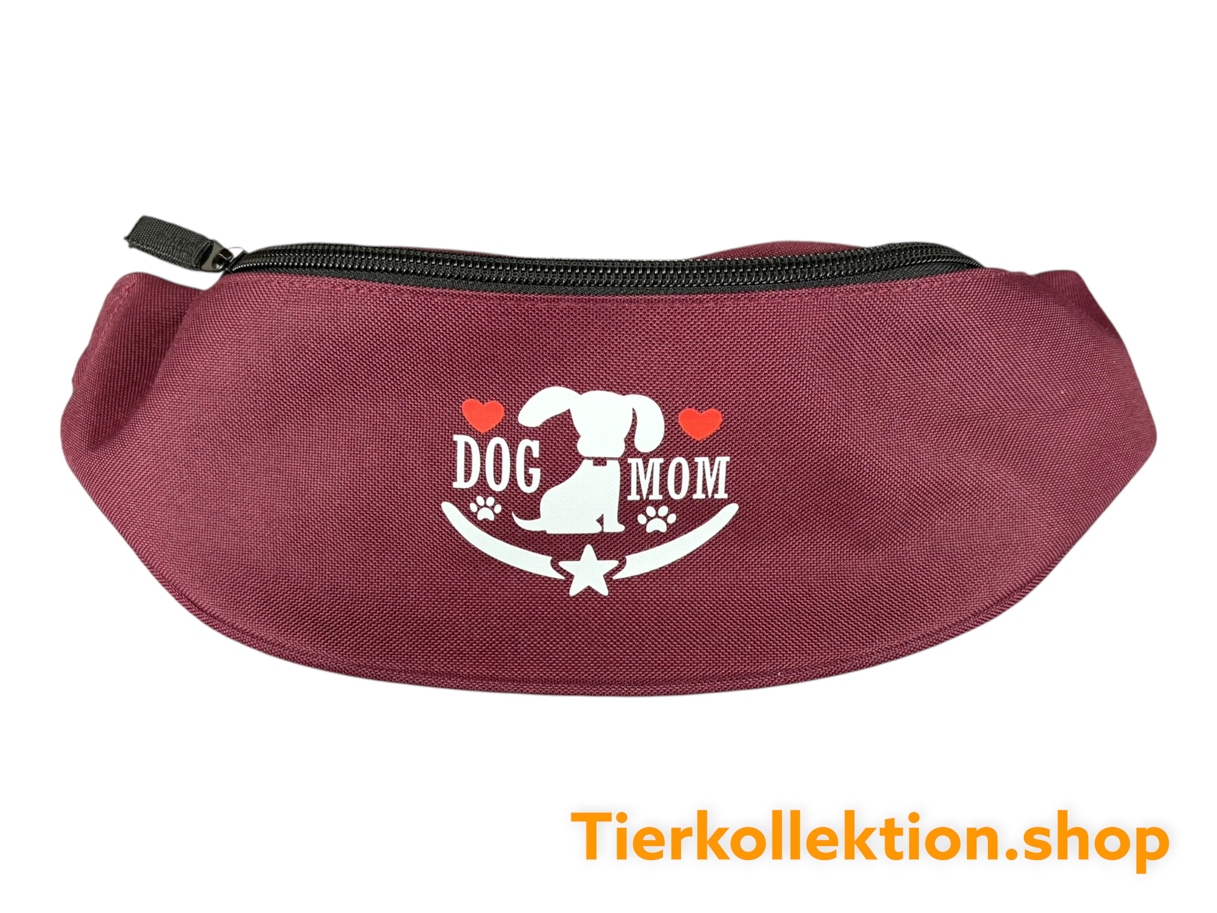 Belt Bag Bauchtasche dog mom burgundy Belt Bag Bauchtasche dog mom burgundy