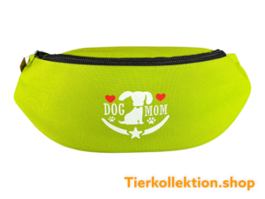 Belt Bag Bauchtasche dog mom lime